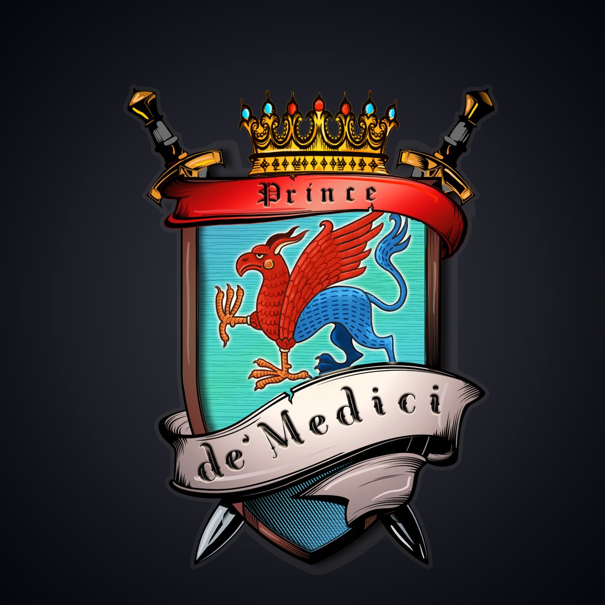 CountessDeBardi's tweet photo. As it happened 600 years ago, history repeats itself.
~
As a symbol of Alliance between ⚔#HouseOfMedici and🥨#HouseOfBardi, my family delivered to @CozomoMedici the Prince Crest and he gladly accepted.
Union makes You stronger.
https://t.co/OF1gyZKb01

Soon more news.
~CdB~ https://t.co/tO5RSL6UdE