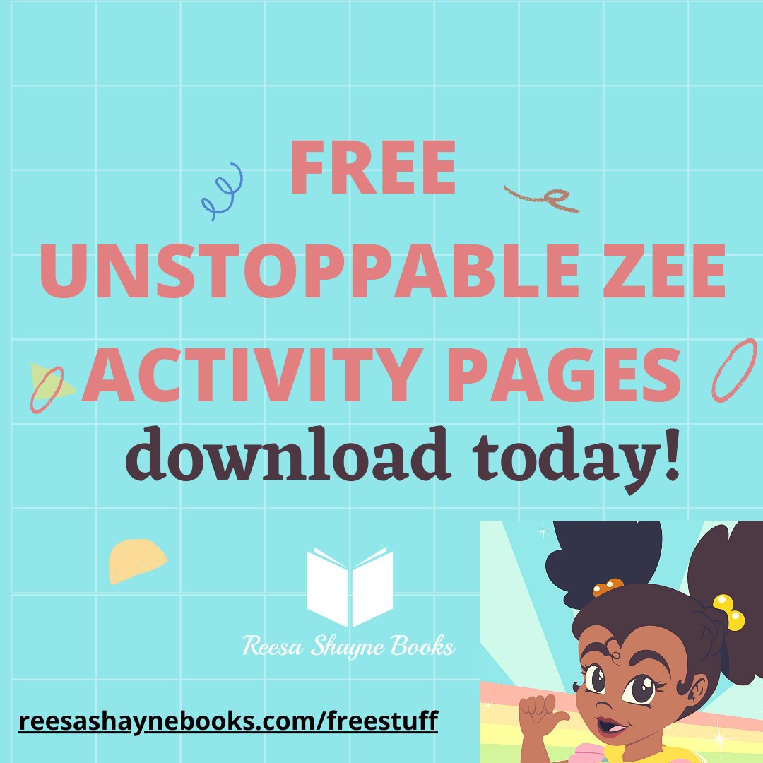 To celebrate the Hardcover release of Unstoppable Zee  📚📚coming on March 1st....

I uploaded some FREE activity pages l8r.it/qO4Y

#kidsactivity #coloringpages #activitysheetsforkids #childrensbook #picturebook #diversechildrensbook #blackmoms #blackauthors