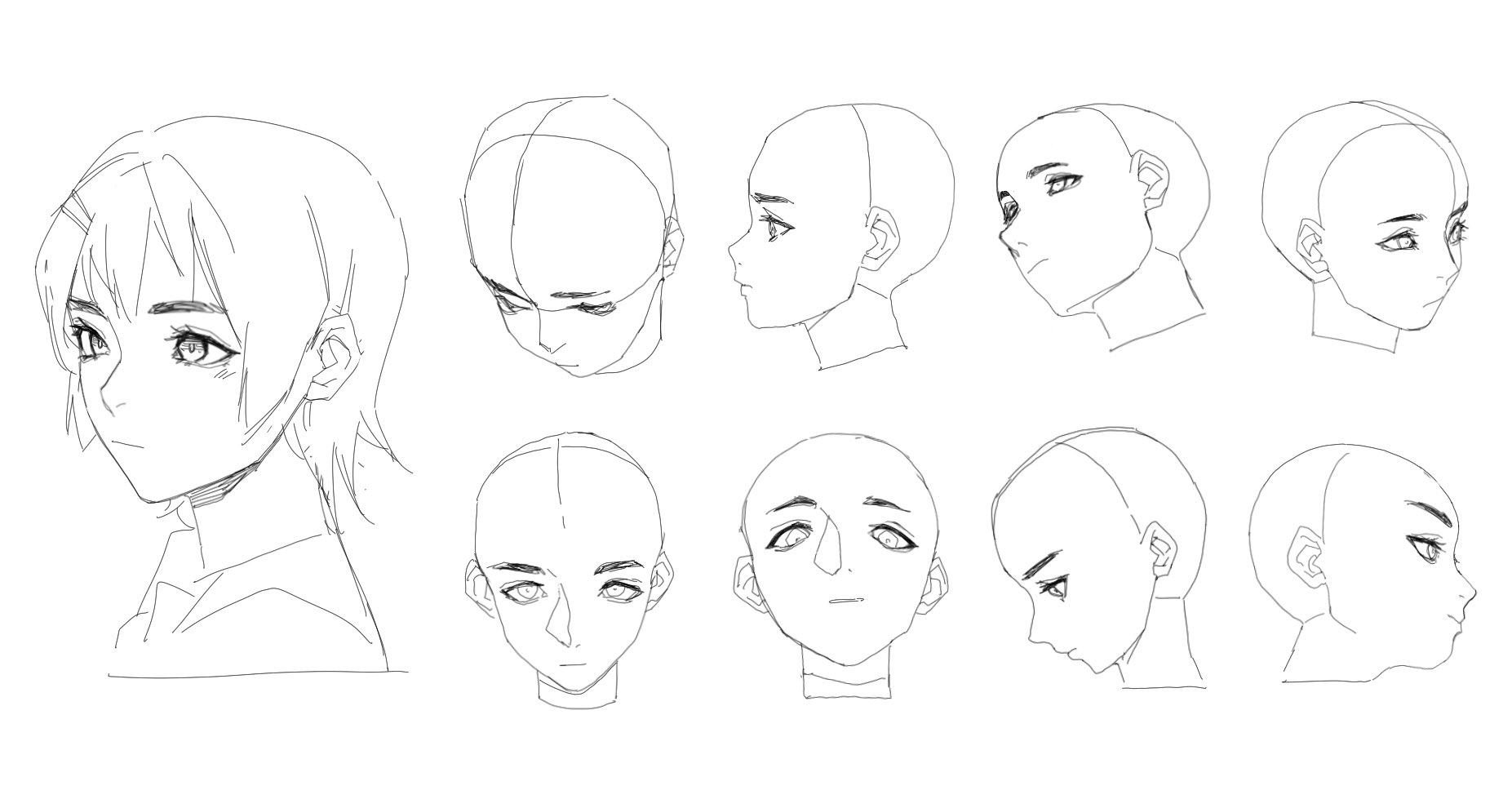 The Loomis Method of Drawing the Head, a Step-by-Step Guide – GVAAT'S  WORKSHOP