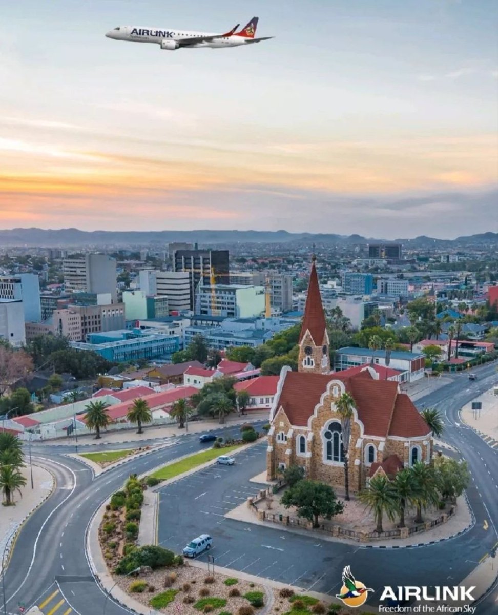 Beautiful photo of #Windhoek, #Namibia.

Thank you <a href="/Fly_Airlink/">Airlink</a> for the beautiful photo. 

Fly business class with Airlink from Cape Town International Airport to Windhoek.