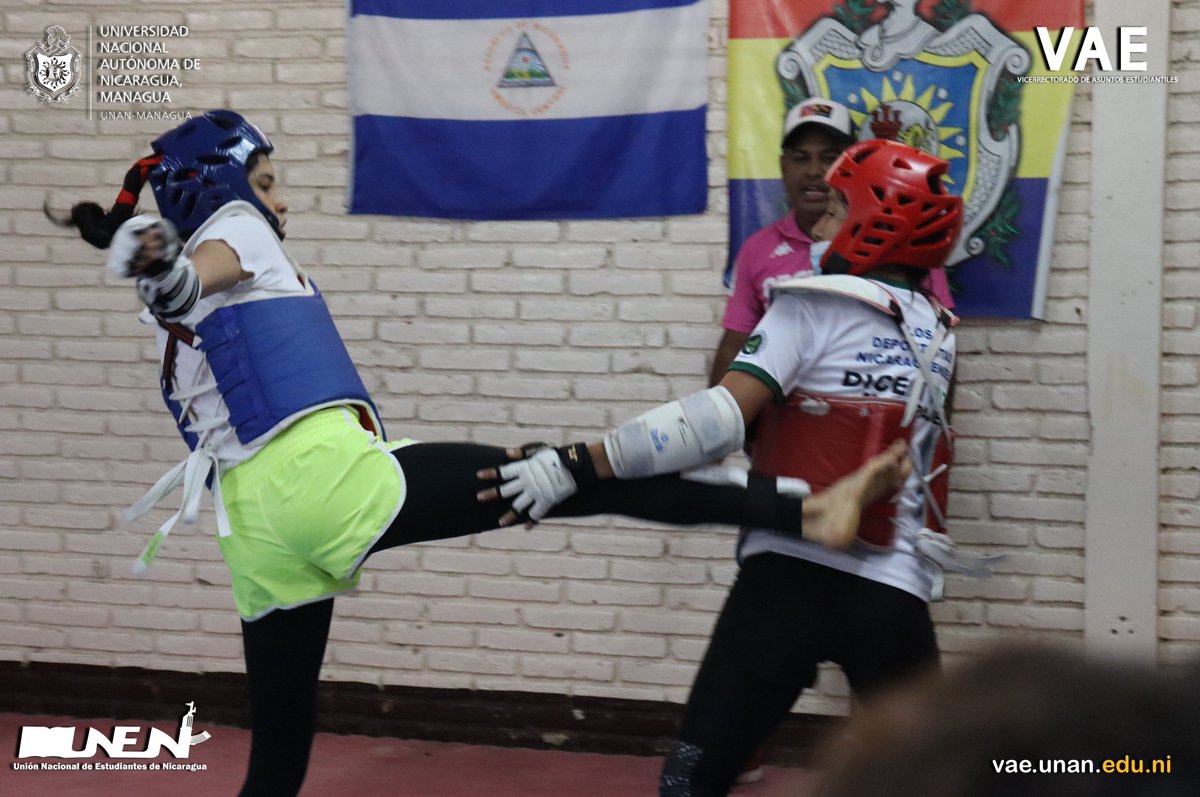 VEstudiantiles's tweet photo. El día de ayer en el Gimnasio de Combates de la UNAN-Managua, se llevó a cabo un tope de control con el club de los Leones Azules de la Alcaldía de Managua, esto con miras al nacional selectivo de Taekwondo.

#SomosUNANManagua #SomosVAE #SomosUNEN #SomosDeportes https://t.co/1vF6kU93jJ