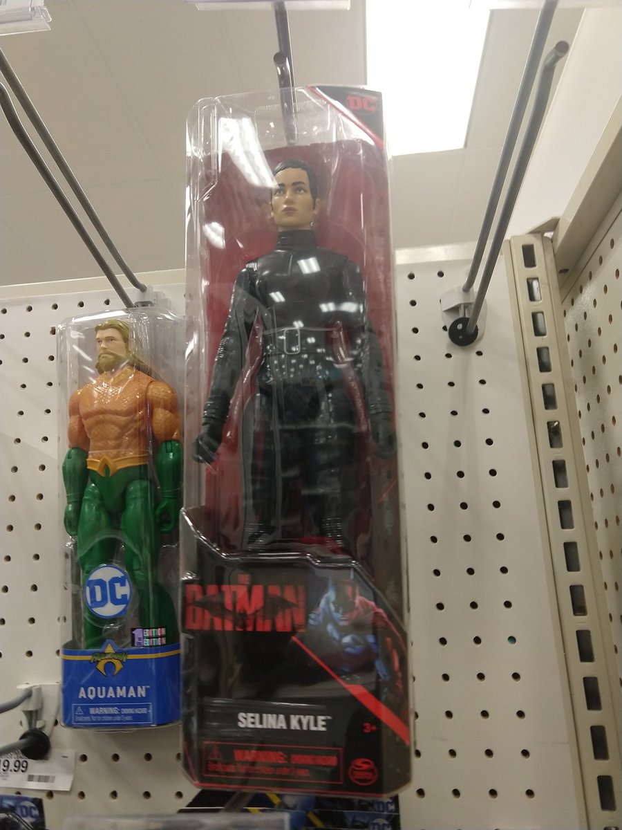 DCSpinMaster's tweet photo. The hunt for The Batman begins! Toys are out now! This is from my local Target in California! https://t.co/I4Vuc4DpJp