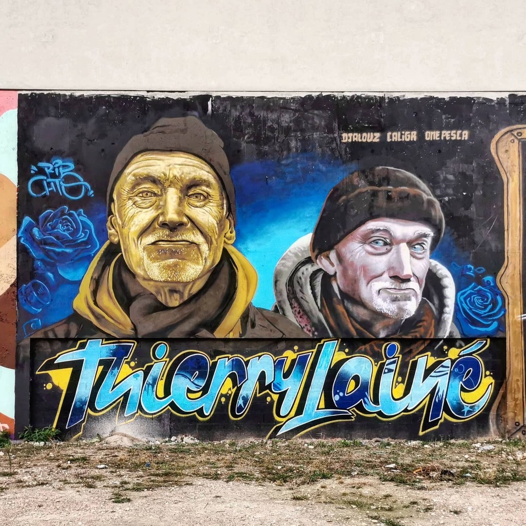 Thierry Lainé #tribute by <a href="/djalouz/">djalouz</a> @caligr_one and @onepesca at @spot__13 #paris #france
#urbanart #streetart @laine_thierry_ #thierrylainé #djalouz #caligr #onepesca #caligrone #pesca #graffiti #letters #lettering #portrait #face #spraypaint #spray #pai… instagr.am/p/CYwrAM6ol66/