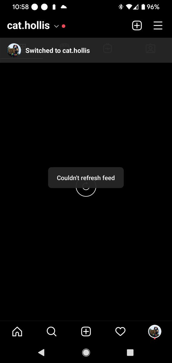 My #Instagram was down for over a month looking like this. Turns out I had to login from a browser and reinstall the app. Who would ever know to do that?! Thought I'd share for all the other people struggling with #instagramdown