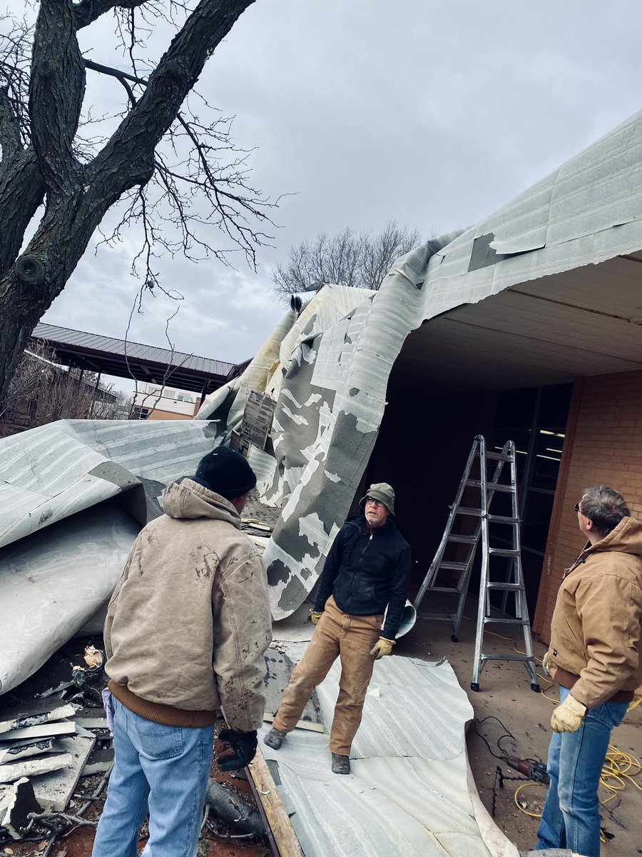 School leaders driving busses, sub classes, and serve lunches to help keep service going for kids. They also get up at 8AM on a 20 degree Saturday to clean up debris from wind damage.

Don’t let anyone tell you schools aren’t going the extra mile for kids and communities. #oklaed