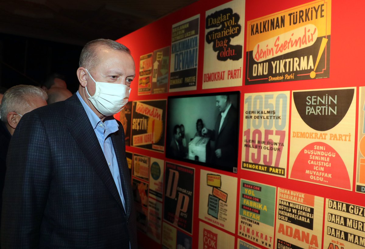 tcbestepe's tweet photo. Cumhurbaşkanı @RTErdogan, Aydın’ın Koçarlı ilçesinde inşa edilen Adnan Menderes Demokrasi Müzesi'nin açılışını yaptı. https://t.co/uLvNbnJZrU