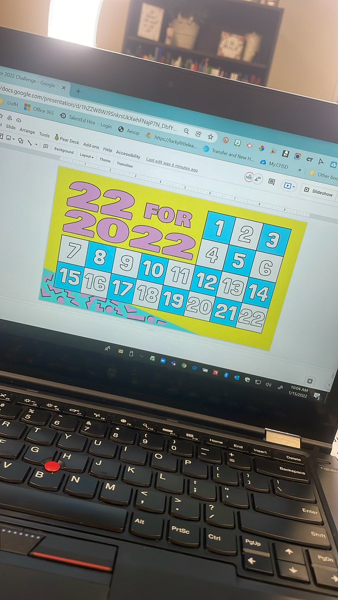 We had so much fun making a digital version of our #22for2022 #22for22 goals at #improvEDcon 2022 💥🎉
<a href="/gretchenrubin/">Gretchen Rubin</a> Thanks for the inspiration! Check out her #Happierpodcast to hear her &amp;  <a href="/elizabethcraft/">MAFIA</a> share their 🎉 #22for2022 #22for22 open.spotify.com/episode/11qNUY… 
🎉🎉🎉