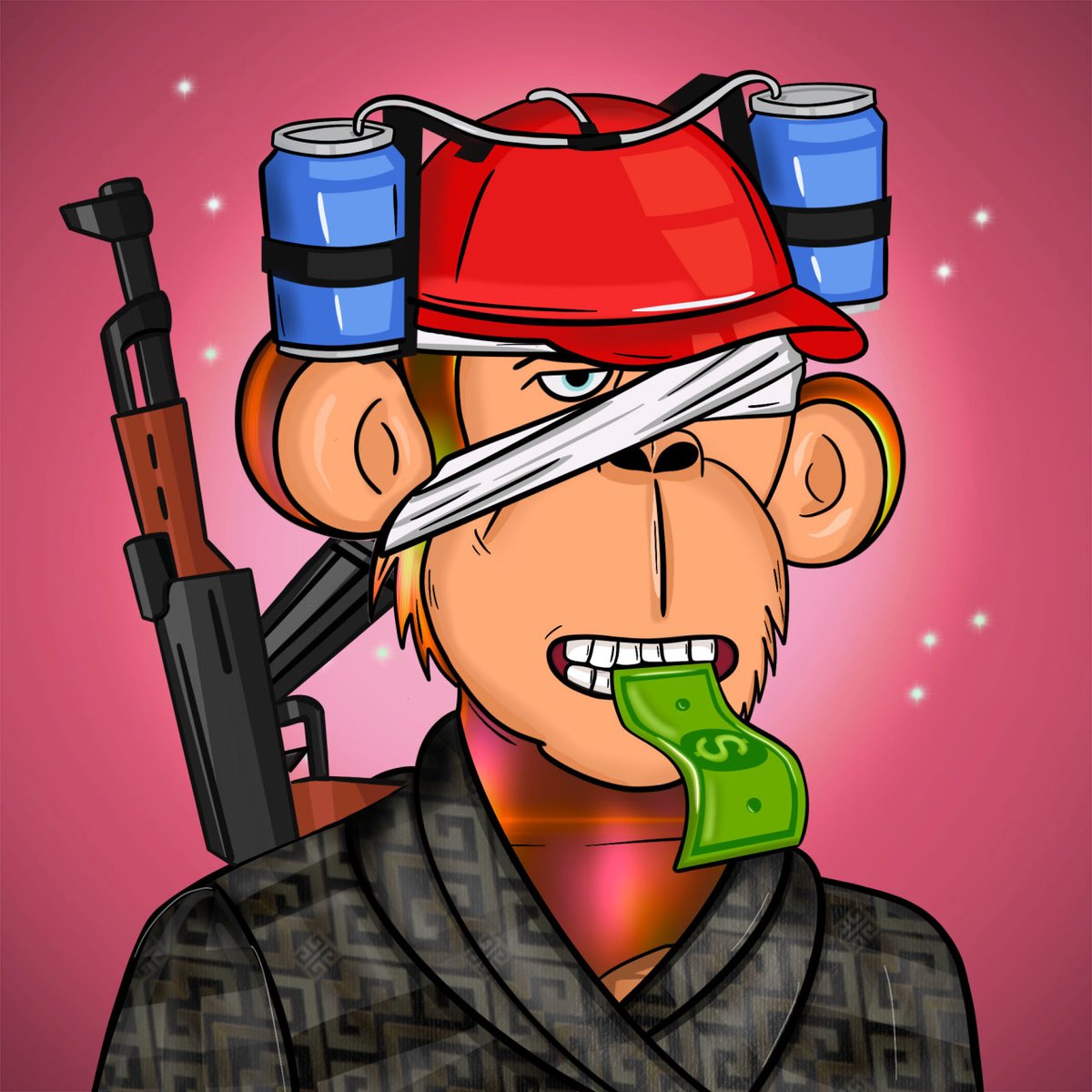 HighRollerApes's tweet photo. We are 370 mints away from giving away $5,000! RT, Tag 3 friends and then mint at least 1 ape from the link our bio to participate!! 🚀 (more mints = better odds) https://t.co/cZe4B6Y4Fg