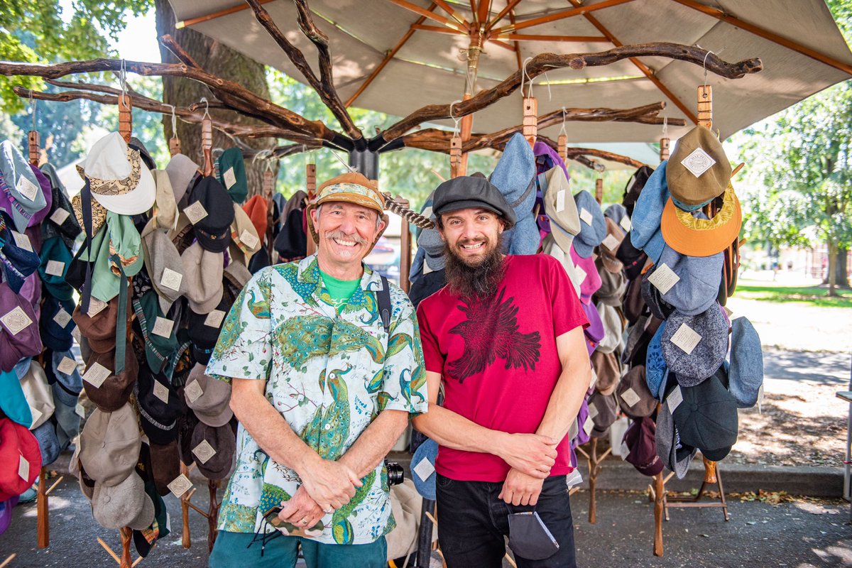 Hats off to Hat People this #NationalHatDay! 

Hat People has been making cloth sewn hats from wool, cotton, linen and hemp and connecting with local communities through farmers markets across our region for more than 3 decades! hatpeople.com #vancouverfarmersmarket