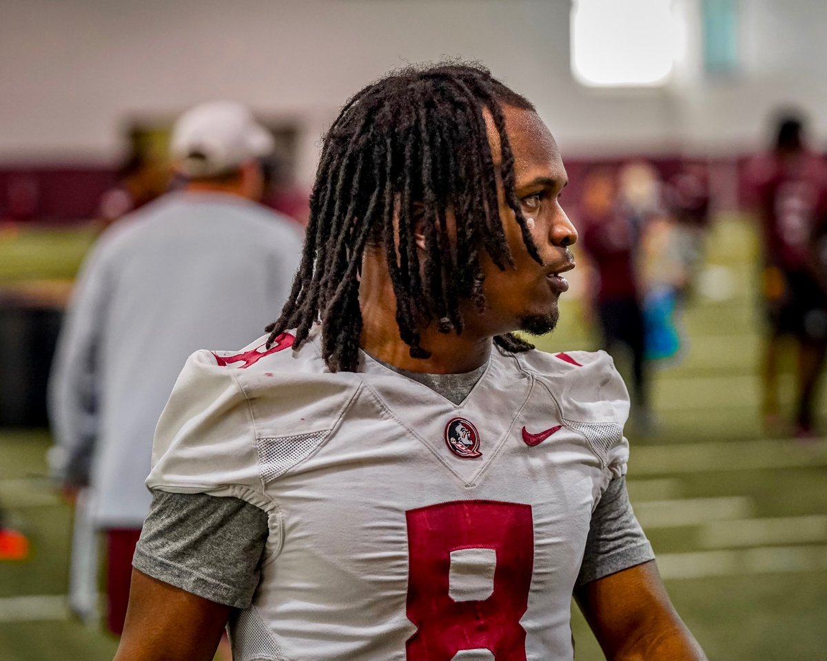 FSUFootball's tweet photo. The WORK continues 

#NoleFamily | #KeepCLIMBing https://t.co/CcvNoW40LO