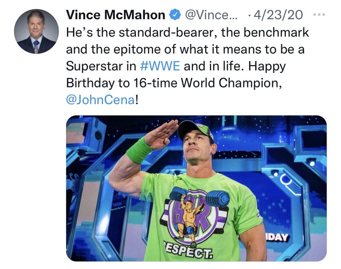 It s Shane McMahon s birthday so you all know what to do. Happy birthday Shane! 