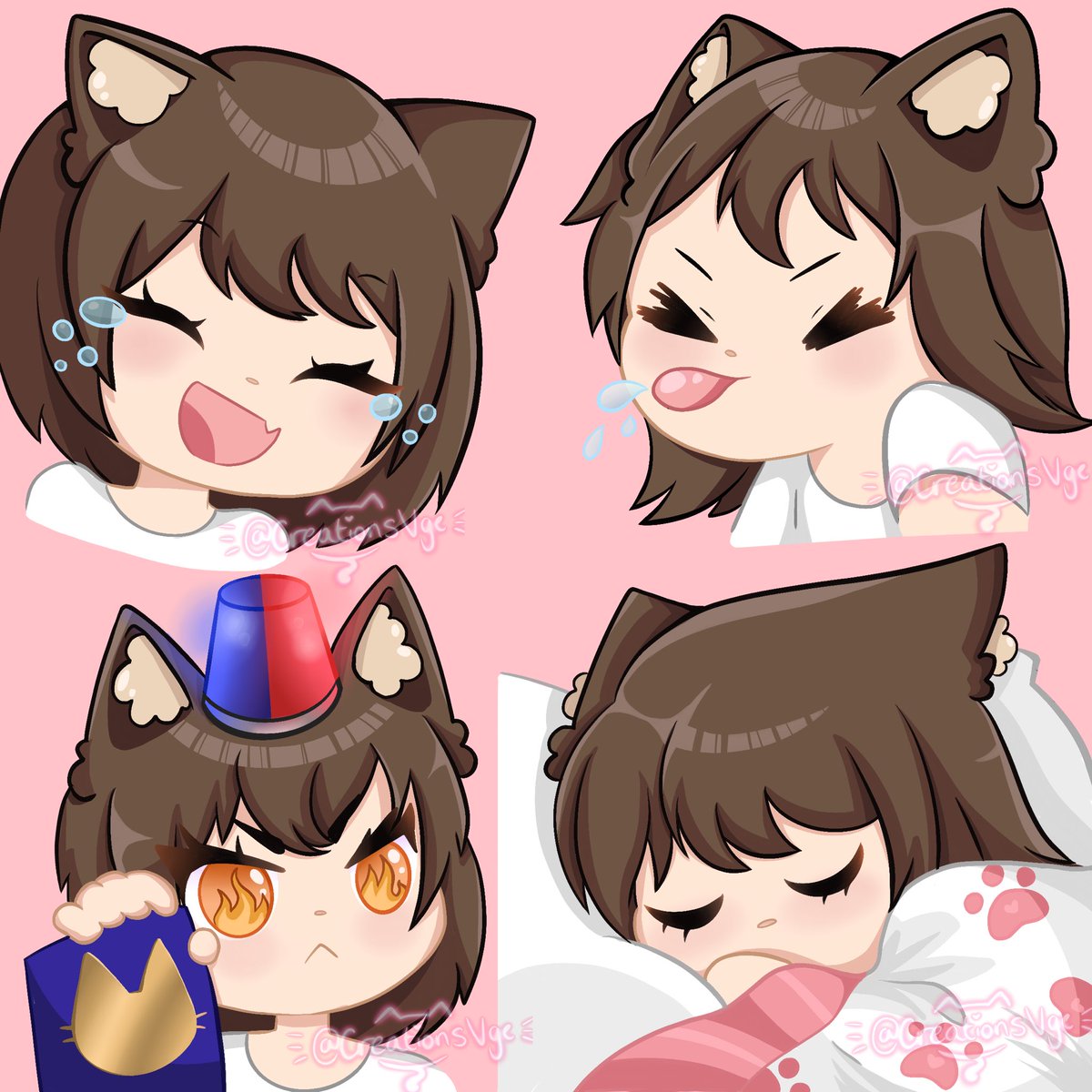 CreationsVge's tweet image. Mae emotes I’ve made for Telegram and Discord 🐾✨Here you go🐾✨

Tell me which is your favourite!🤩👇

#art #ArtistOnTwitter #catgirl #artwork #catgirlcoin #BSC #emotes #cartoon #chibiart #cryptocurrencies #Digital #nftart #NFTCommunity