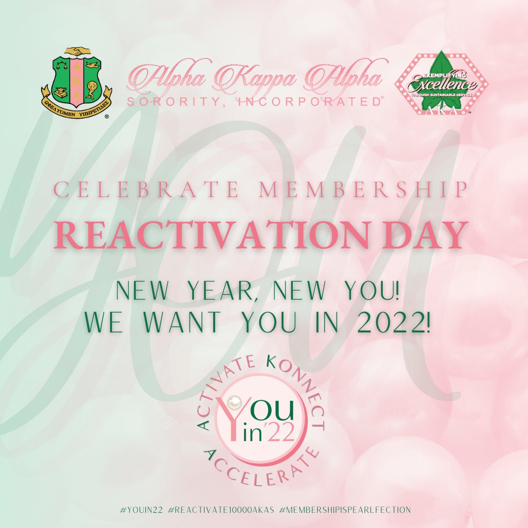 akasorority1908's tweet photo. Today, we celebrate our 114th Founders’ Day and the sisterhood of Alpha Kappa Alpha.

The time is now! There is no better way to honor our sisterhood than through membership reactivation. Visit our website to learn how to learn more.

#youin2022
#akareactivationday https://t.co/wsvgSBjHNc