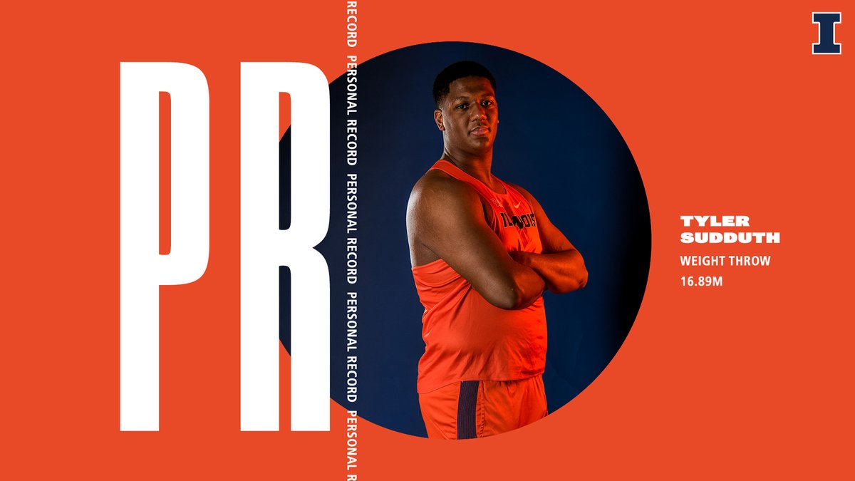𝙋𝙚𝙧𝙨𝙤𝙣𝙖𝙡 𝙍𝙚𝙘𝙤𝙧𝙙!

<a href="/18Sudd/">Tyler Sudduth</a> also turns in a PR with a 16.89m mark in the weight throw!

#ILLINI