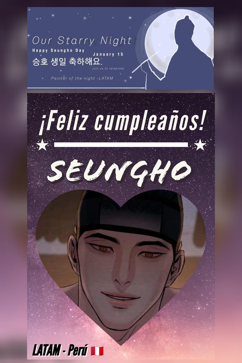 anscar_jg's tweet photo. En Latam seguimos celebrando a nuestro señor! 👑🎉🎉
Happy Birthday Seungho!
I love you so much baby boy! Gracias @ByeonDuck_ por esta historia! @POTNLatam #PainterOfTheNight #Ourstarrynight #HappySeunghoDay #야화첩 https://t.co/CKcI9ZRs1w