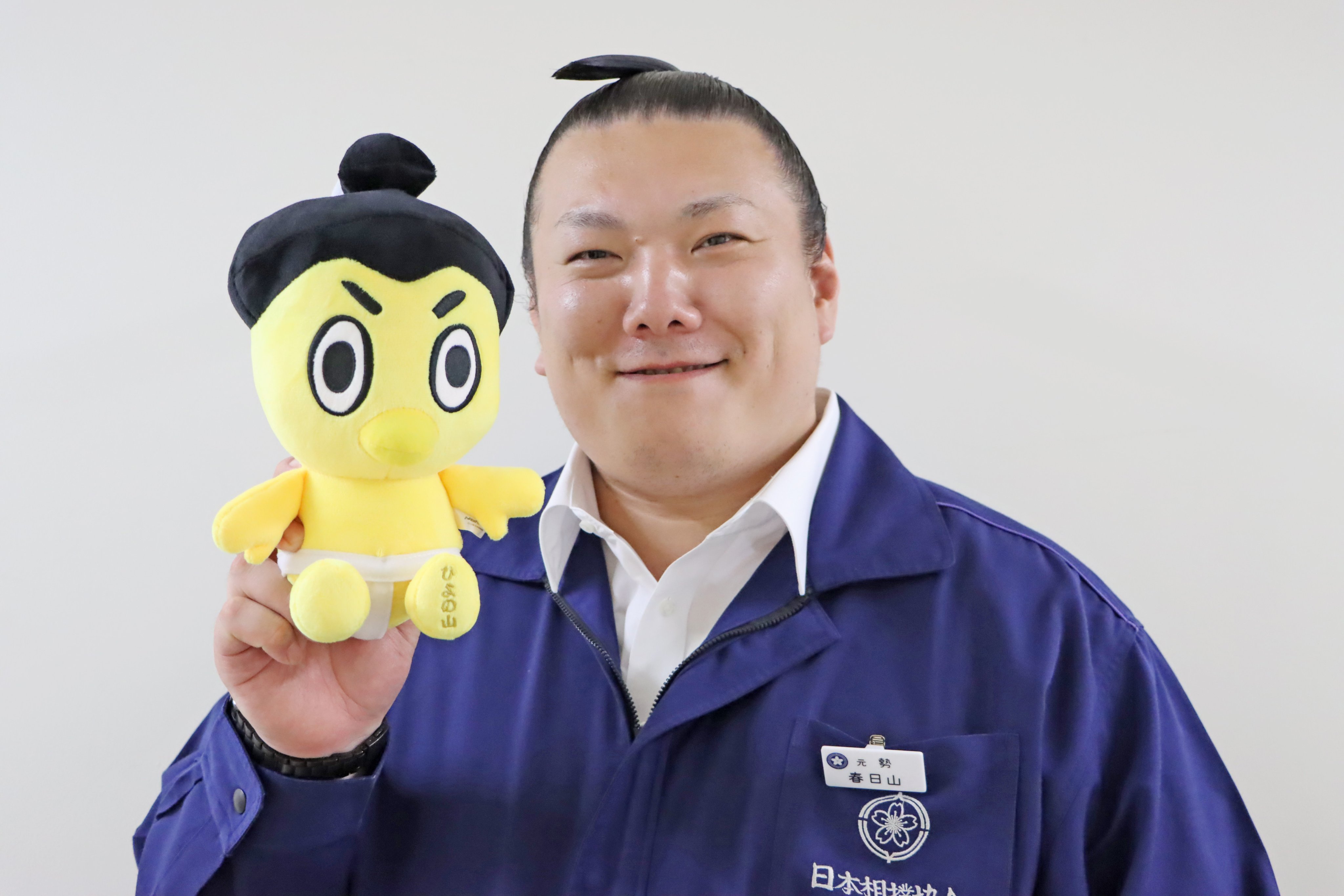 日本相撲協会 相撲キャラクター ぬいぐるみ スマホスタンド 2体