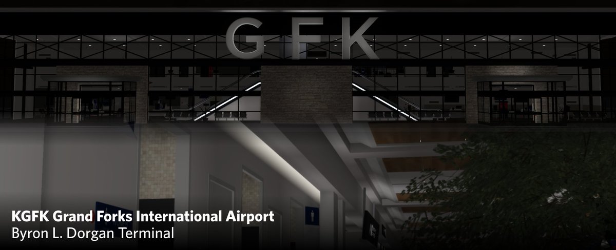 JohnAtGaming's tweet photo. Grand Forks International Airport, North Dakota USA. Servicing primarily regional Delta connection and Allegiant Air flights to over five destinations across the United States and upper Midwest. https://t.co/Zn6UqQ4ZhS