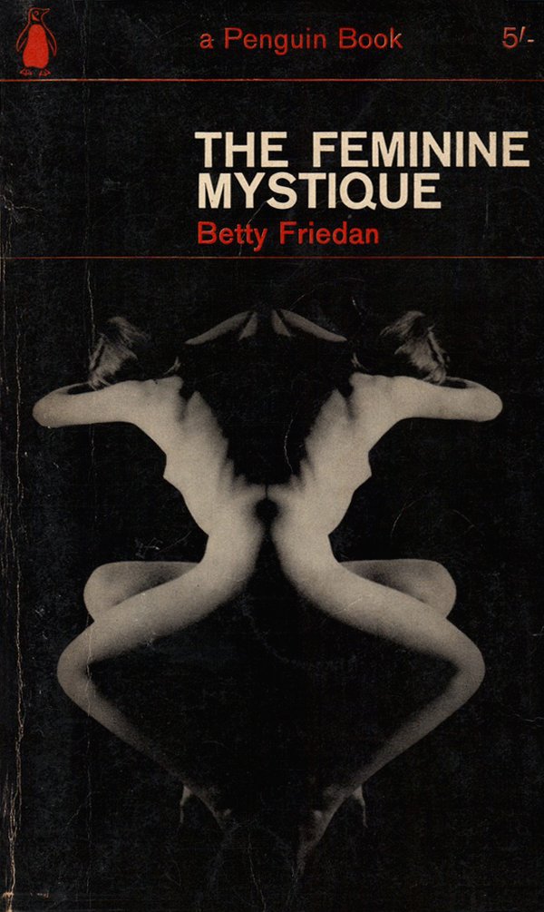 The 1965 Penguin edition of Betty Friedan's 'The Feminine Mystique' in Robert Fuest's 'Just Like a Woman'.
Cover design by Alan Aldridge.

#booksinfilms #robertfuest #justlikeawoman