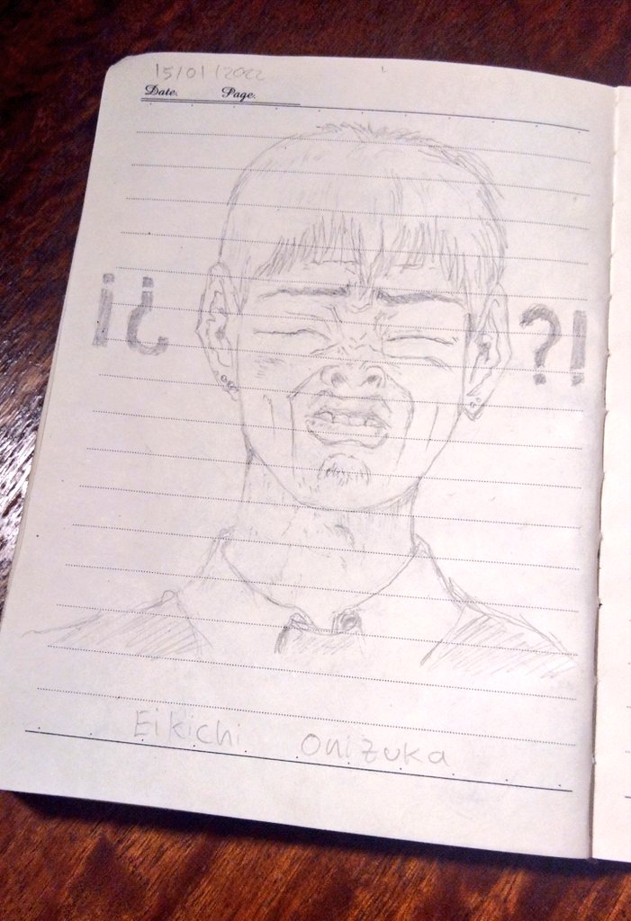 _hliko's tweet photo. Great Teacher Onizuka!
#sketch #manga #GTO https://t.co/P56ndtdvZH