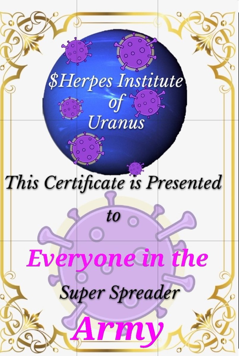Now I lay me down n shit, 
I pray the market doesn't dip.
And if it should, though it may pain us,
We'll just buy buy buy, and head to Uranus.😁😁
#herpes #HerpesOnUranus