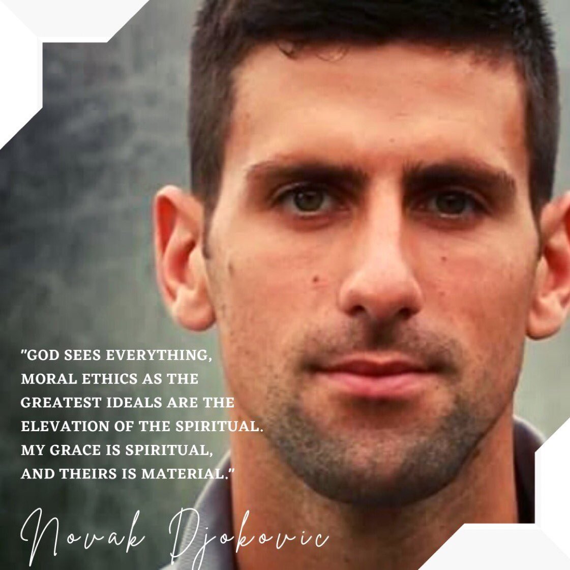 Valerija's tweet photo. The hero of our time @DjokerNole Fighting for freedom! https://t.co/BuqOgT9iXR