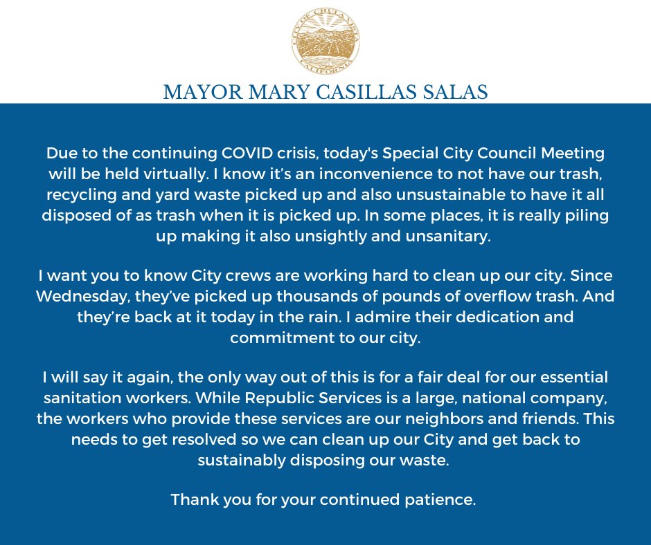 Today's Special Reconvened City Council Meeting at 6 p.m. is VIRTUAL only. Join online or watch on TV. eComments may be submitted now or live during the meeting. More information on how to watch, access the agenda, or submit an eComment is at ow.ly/2MVa50HvnfL