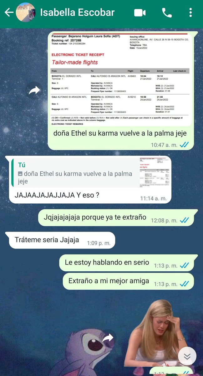 sofia_bejarano's tweet photo. Estuve casi un mes en palmira y todos los días me vi con mi mejor amiga, que falta tan hpta la que me hace.... así que ✈ https://t.co/X0e95EDiEt