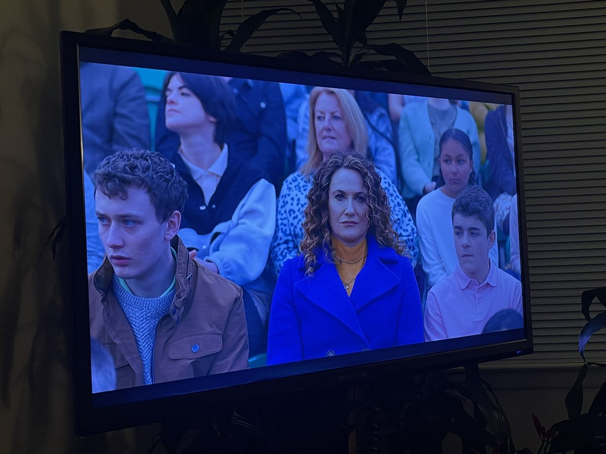 DanielleEEarle's tweet photo. Oh my goodness… This series is so good. I’m half way done with episode 1. The big question, I have so far is who was that lady at the tennis tournament?!! Side note, they totally copied that shot from my favorite film by Alfred Hitchcock, #StrangersonaTrain.” 🎥#StayClose https://t.co/fDUwg6pzFL