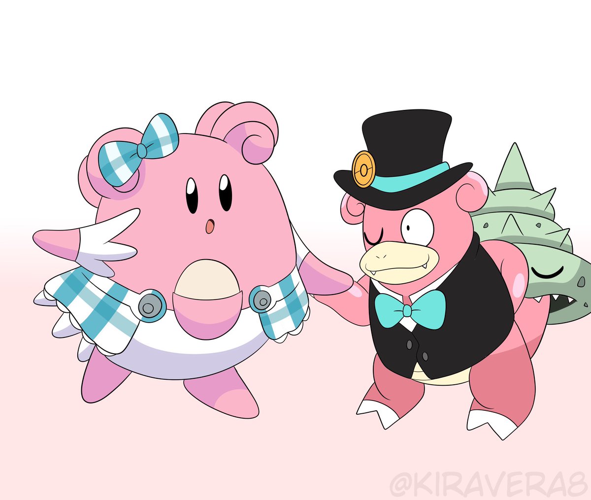 「checkered dresses and tuxedos! #PokemonU」|Kira (◕ᴥ◕)✨@Paldea💕のイラスト