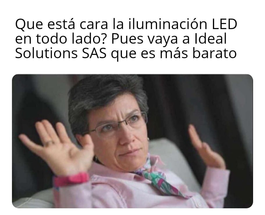Hágale caso a Claudita que es cierto... Tenemos los mejores precios en iluminación en la sabana de Bogotá. Cajica centro Av cavalier Calle 3 No 8 a-67 en frente de Cajipinturas.