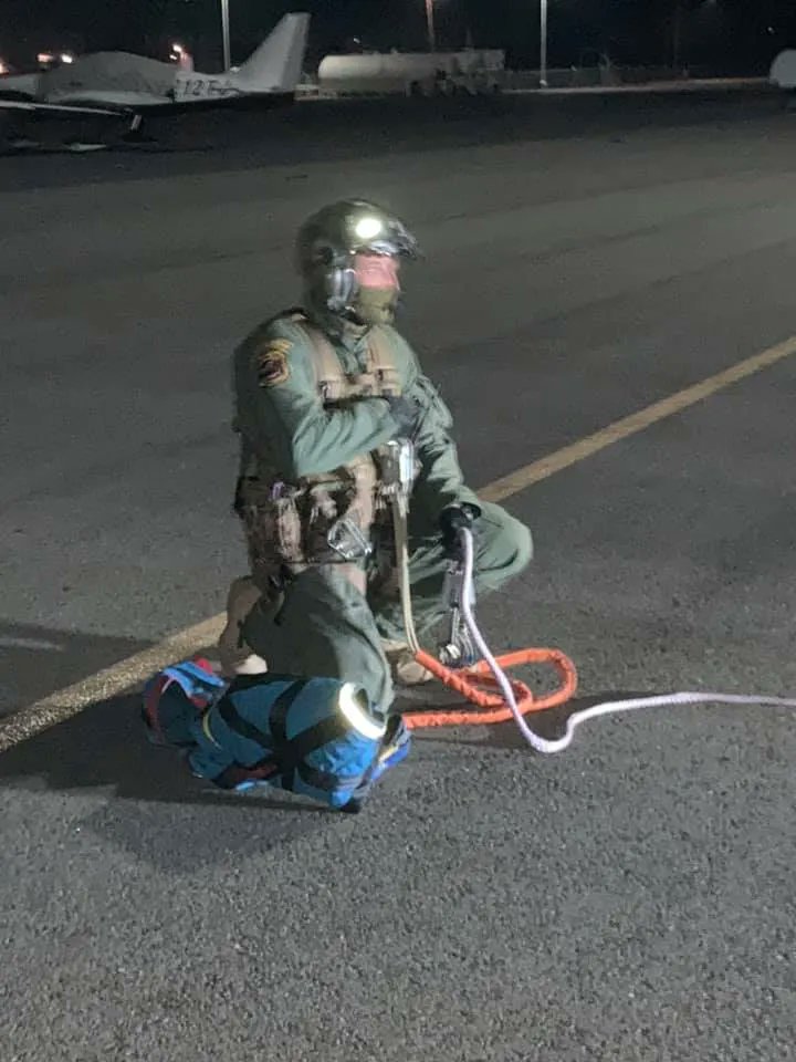 Training Notice: in addition to snowmobile training, we will also be practicing night operations using helicopters. You may notice this activity in the vicinity of the Oroville Airport after dark tonight.

So that others may live!