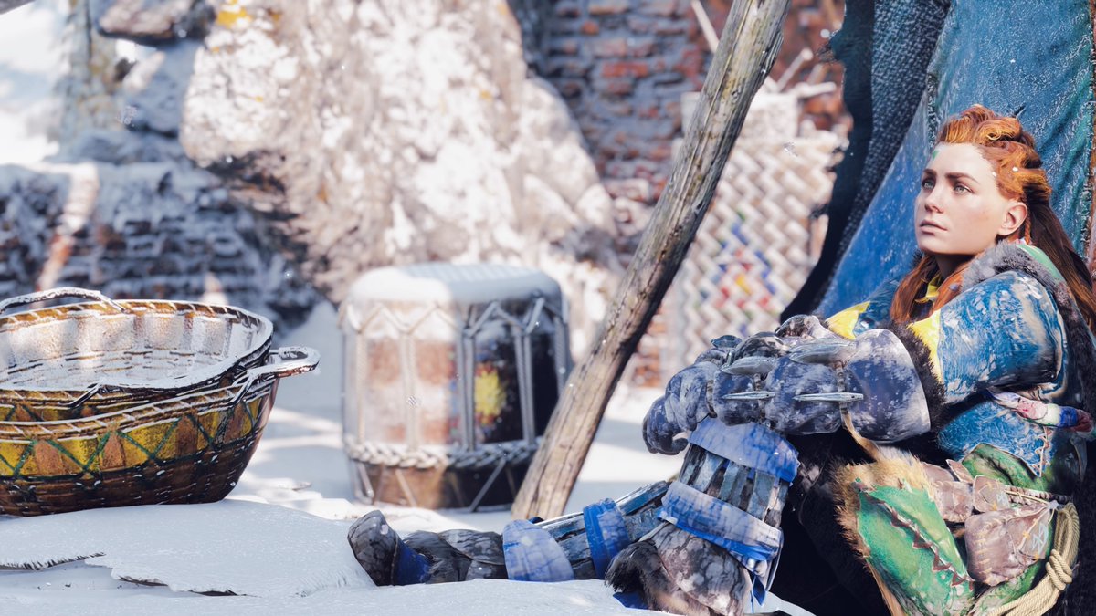 Sin_dormir8's tweet photo. Snow
 #HorizonZeroDawn #PS4share https://t.co/9JCbc3Ct11
