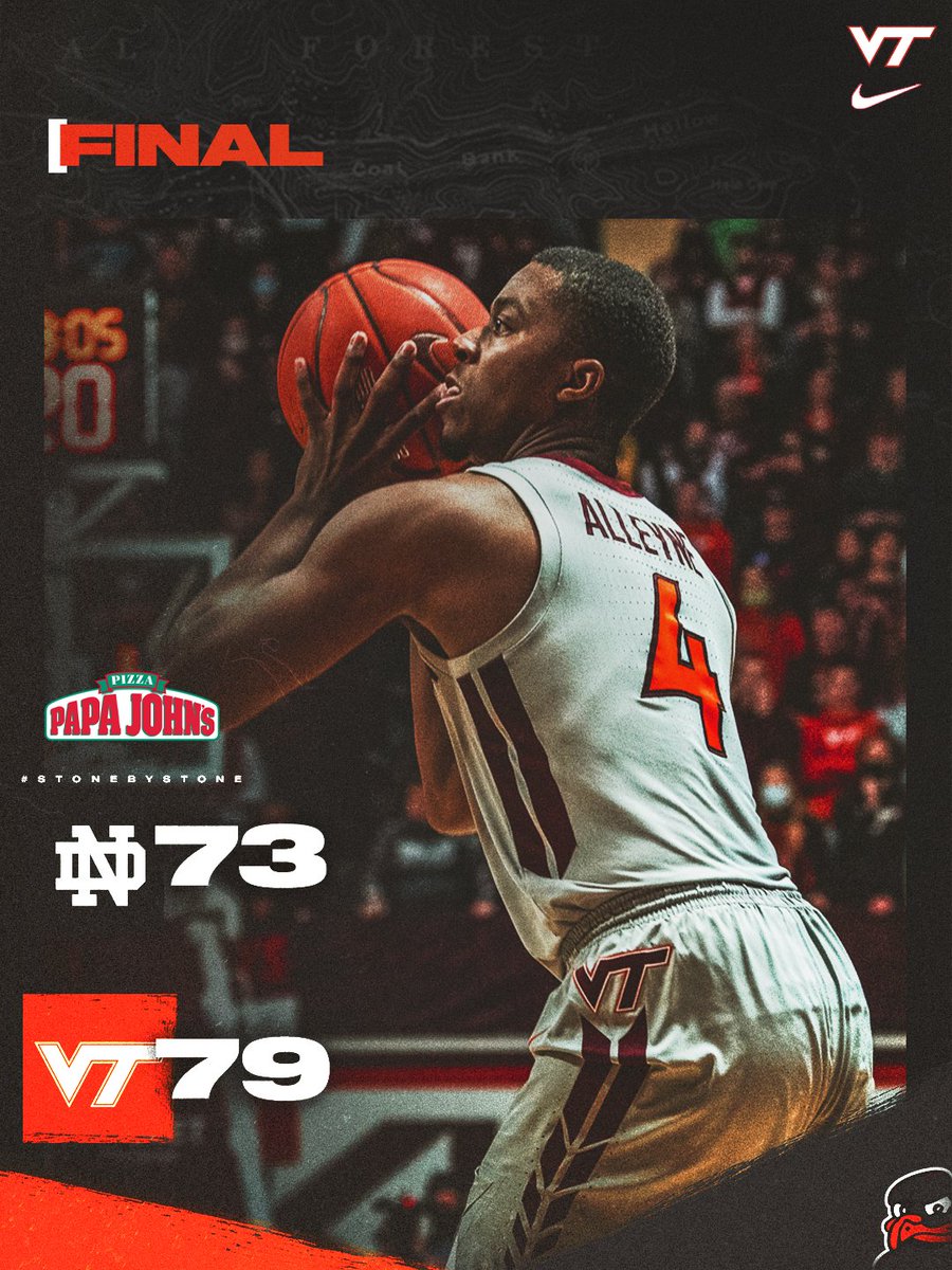 HokiesMBB's tweet photo. 𝗚𝗢𝗧 𝗢𝗨𝗥 𝗦𝗪𝗔𝗚𝗚𝗘𝗥 𝗕𝗔𝗖𝗞 ✊

#StoneByStone | #Hokies 🦃 https://t.co/64v7RPdPy1