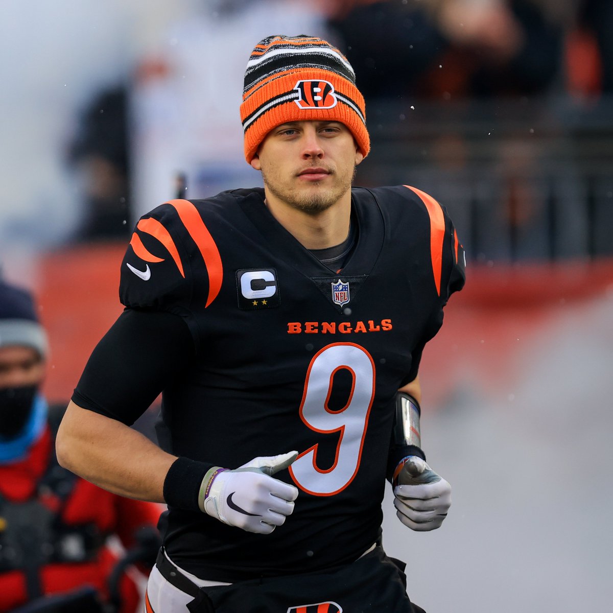NFL's tweet photo. Joe Burrow is that dude. #NFLPlayoffs #SuperWildCard https://t.co/8lKLMKtEq0