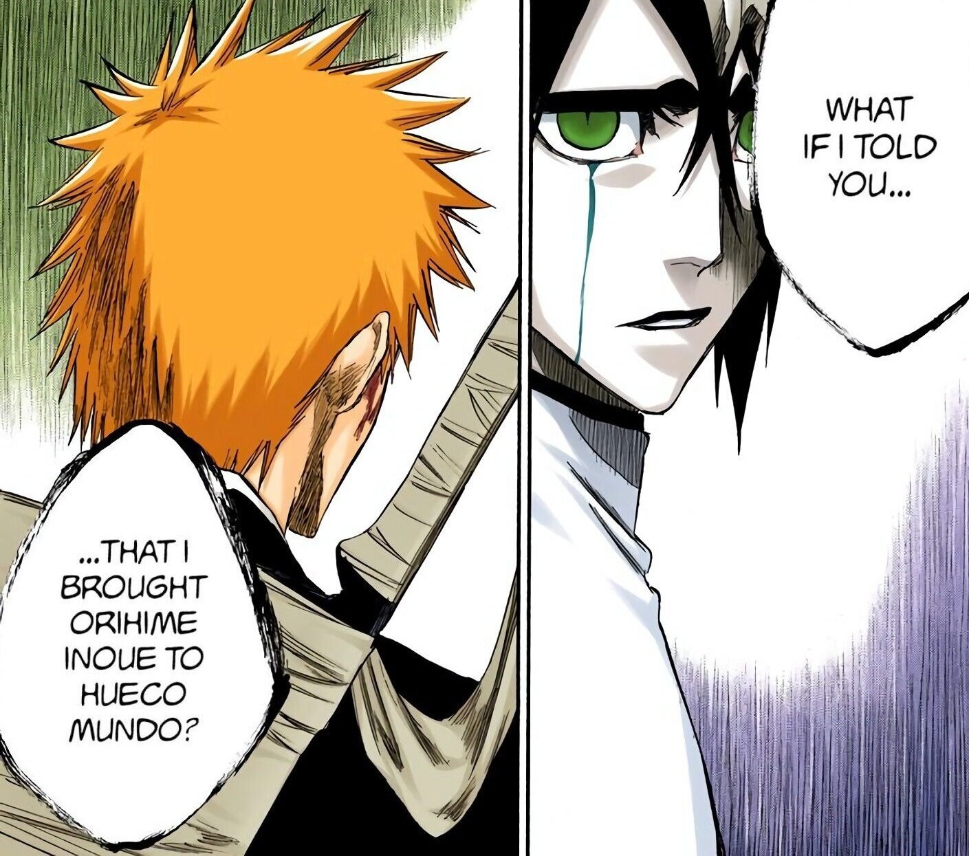 Ulquiorra And Orihime Grimmjow