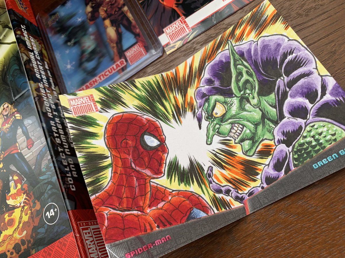 メーカー包装済】 スパイダーマン ミステリオ スケッチカード marvel ...