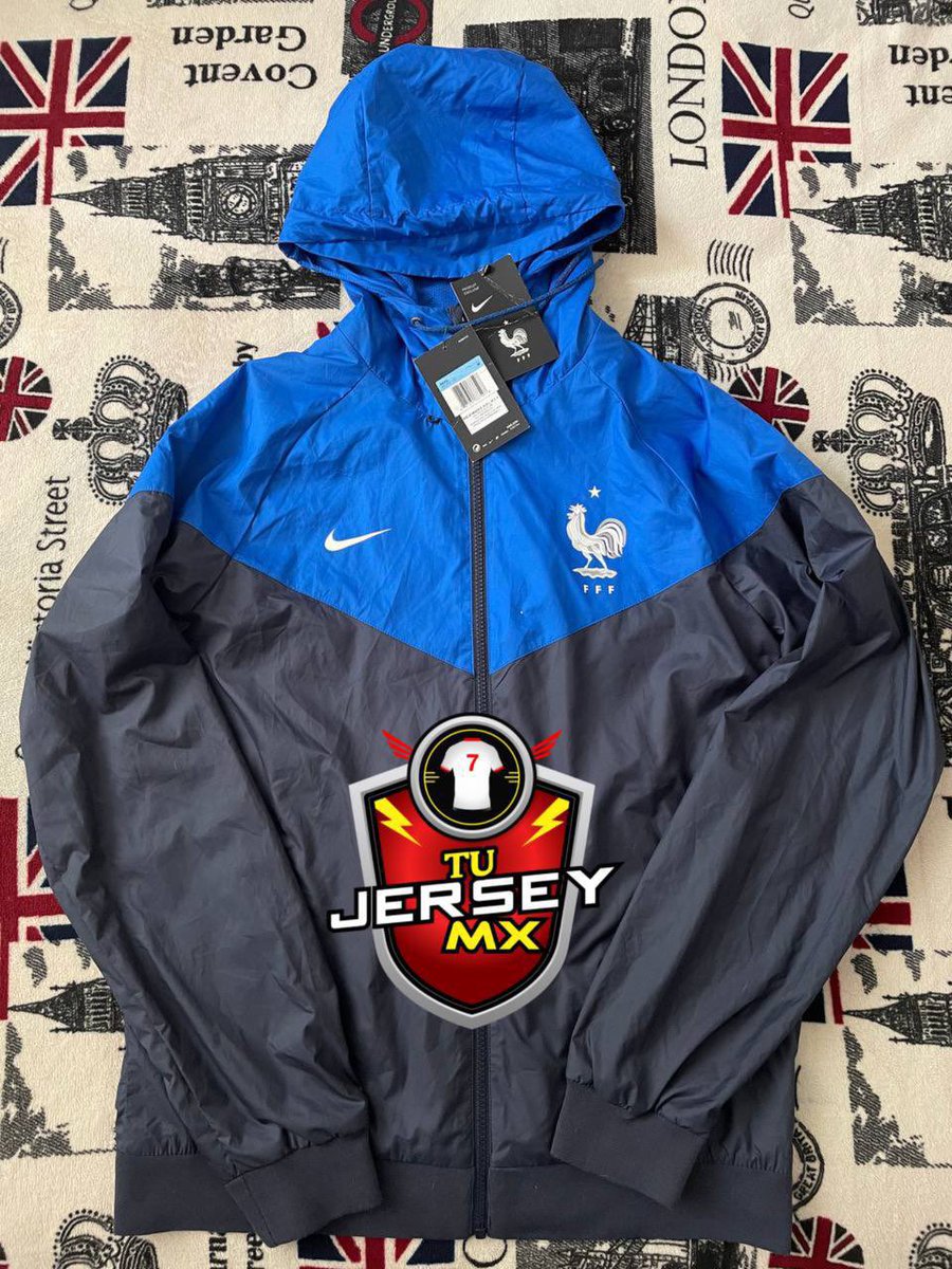 TuJerseyMX's tweet photo. - Chamarra Rompevientos Francia 🇫🇷 
- Tallas Disponibles: Mediana 
- Precio $950 
- 100% Original / Nueva 
- Sistema de apartado https://t.co/abMuFwZieQ
