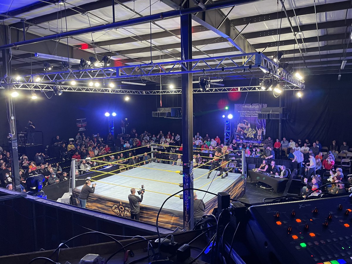 Always happy to see the stars of tomorrow especially with such a great locker room. Today I’m in <a href="/ovwrestling/">OVW Wrestling</a> for #NightmareRumble #ovw #ovwwrestling #FITE #fitetv