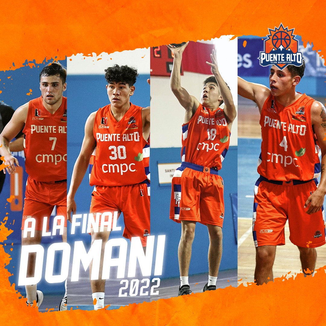 🏀 ¡PUENTE ALTO A LA FINAL DEL DOMANI!
Grandes noticias son las que tenemos para todos nuestros seguidores. La U19 de Puente Alto Club Deportivo clasificó a la gran final del <a href="/CampionidelDoma/">Campioni del Domani</a> al derrotar por 77-69 a Stadio Italiano.

¡VAMOS CON TODO MUCHACHOS!

#VamosPuente