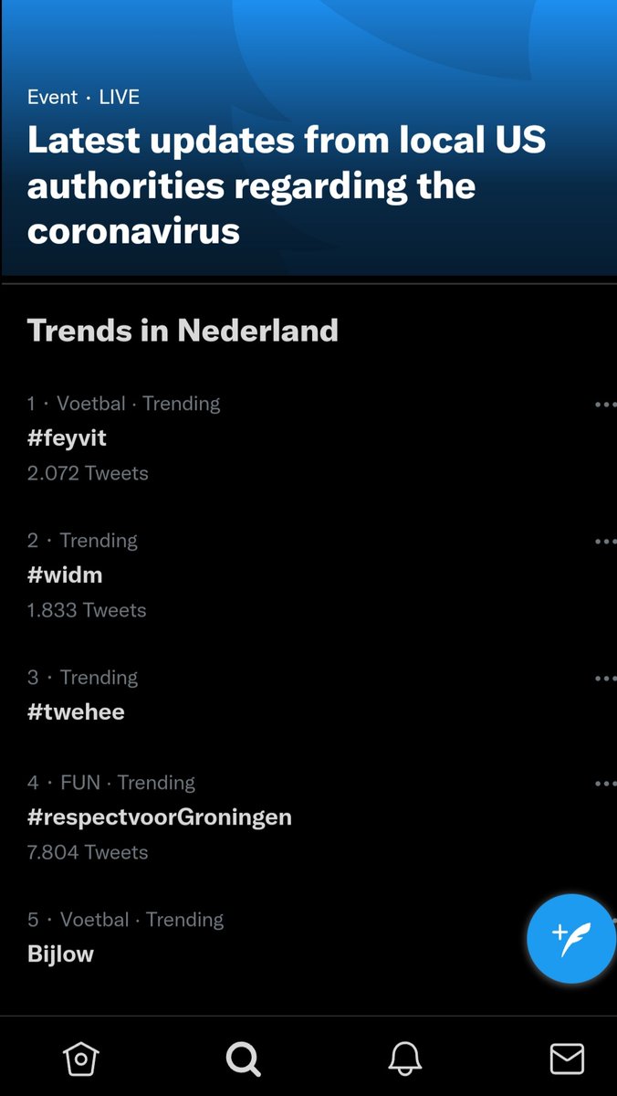 noorderlisa's tweet photo. Groningen bij mij trending op nr. 4.  En o Ironie, onder het kopje fun/trending. Ik denk soms dat de beleidsmakers het ook 'fun' vinden om groningen nog verder naar beneden te trappen.  #respectvoorGroningen https://t.co/EmQPIMHcUI