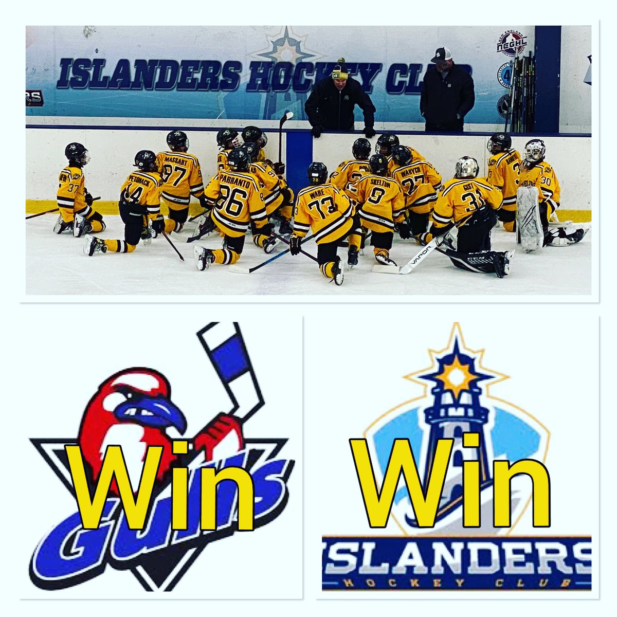 2010JrGamblers's tweet photo. A couple of Ws today #team #WeAreAllIn @MYHockeyRanking https://t.co/fVo7hYmfKT