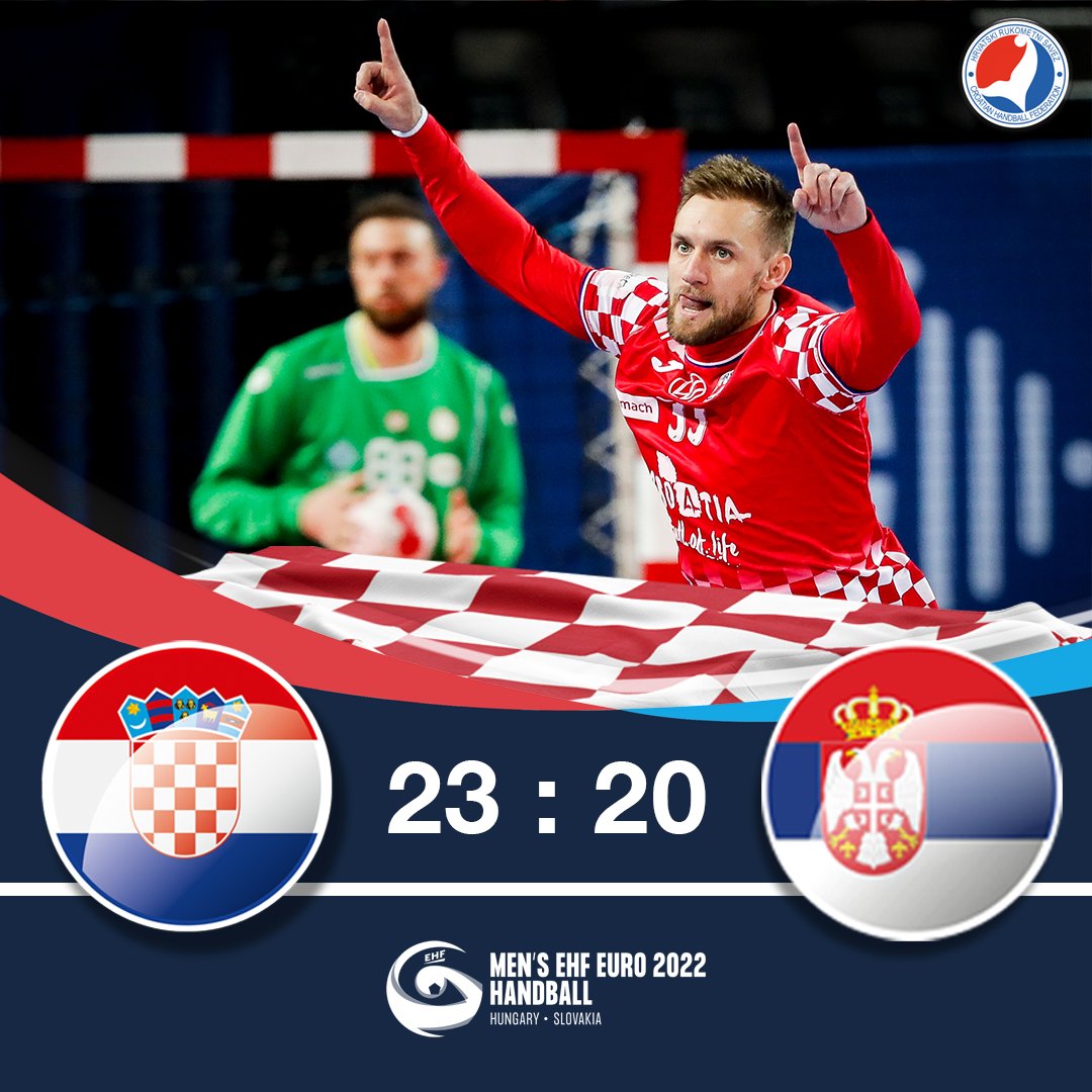 HRS_CHF's tweet photo. ๐คพโโ๏ธ | @EHFEURO
๐ฅ๐ฅ TAKOOO JEEEEE! Ekipa za ฤUDA! ๐๐ป๐ช๐ป๐คฉ๐ญ๐ท๐ญ๐ท
Hrvatska je pobijedila Srbiju 23:20 i uzela dva vaลพna boda ๐๐๐
#crohandball #iznadsvihhrvatska #watchgamesseemore https://t.co/iAdoPJlujx