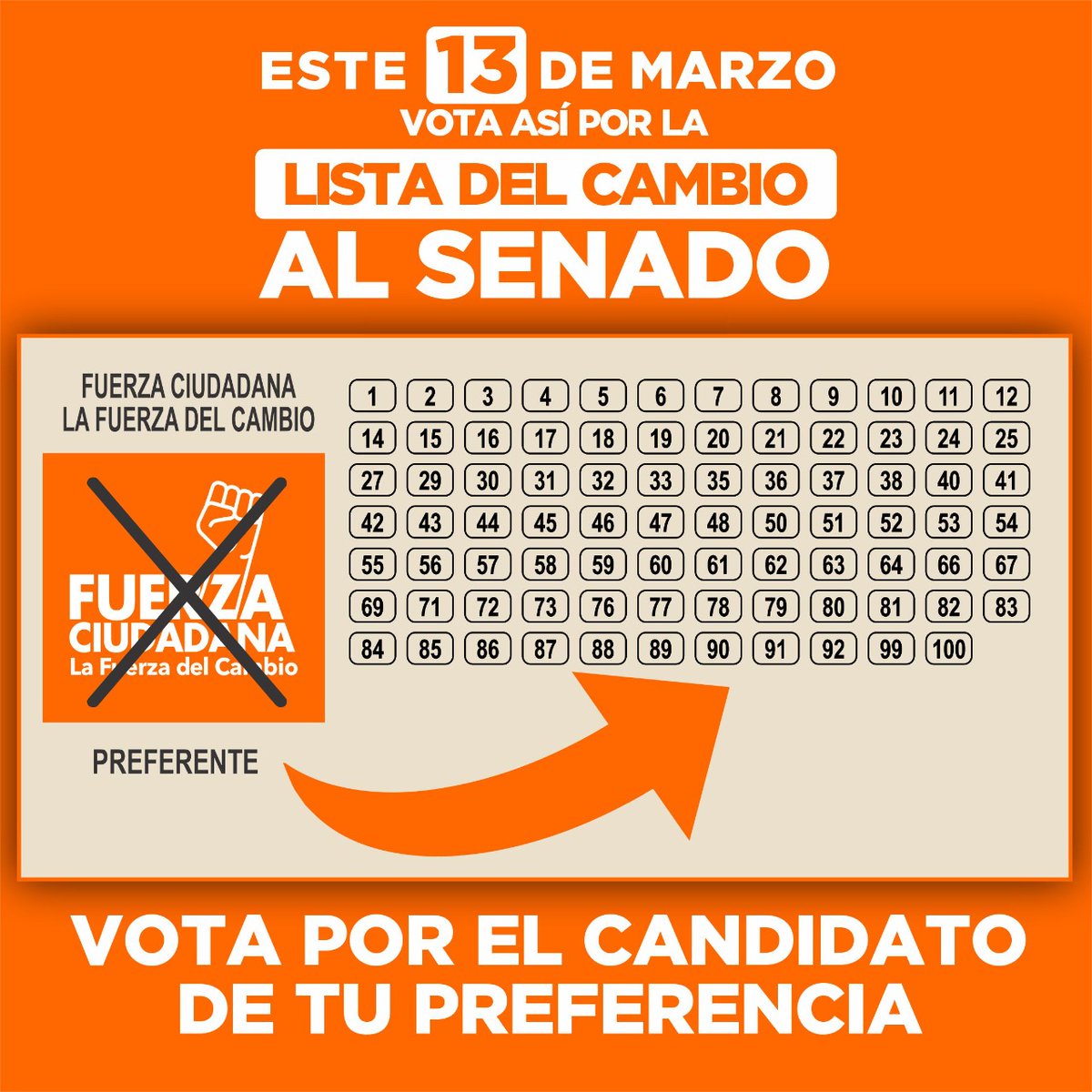 fzciudadana's tweet photo. Este 13 de Marzo, vota por la #ListaDelCambio al Senado, vota para que el cambio llegue al congreso e inicie la transformación que Colombia necesita, vota para cambiar el País.
¡Vota por la Fuerza del Cambio!
¡Vota por Fuerza Ciudadana al Congreso! https://t.co/VJUcFwCYgB
