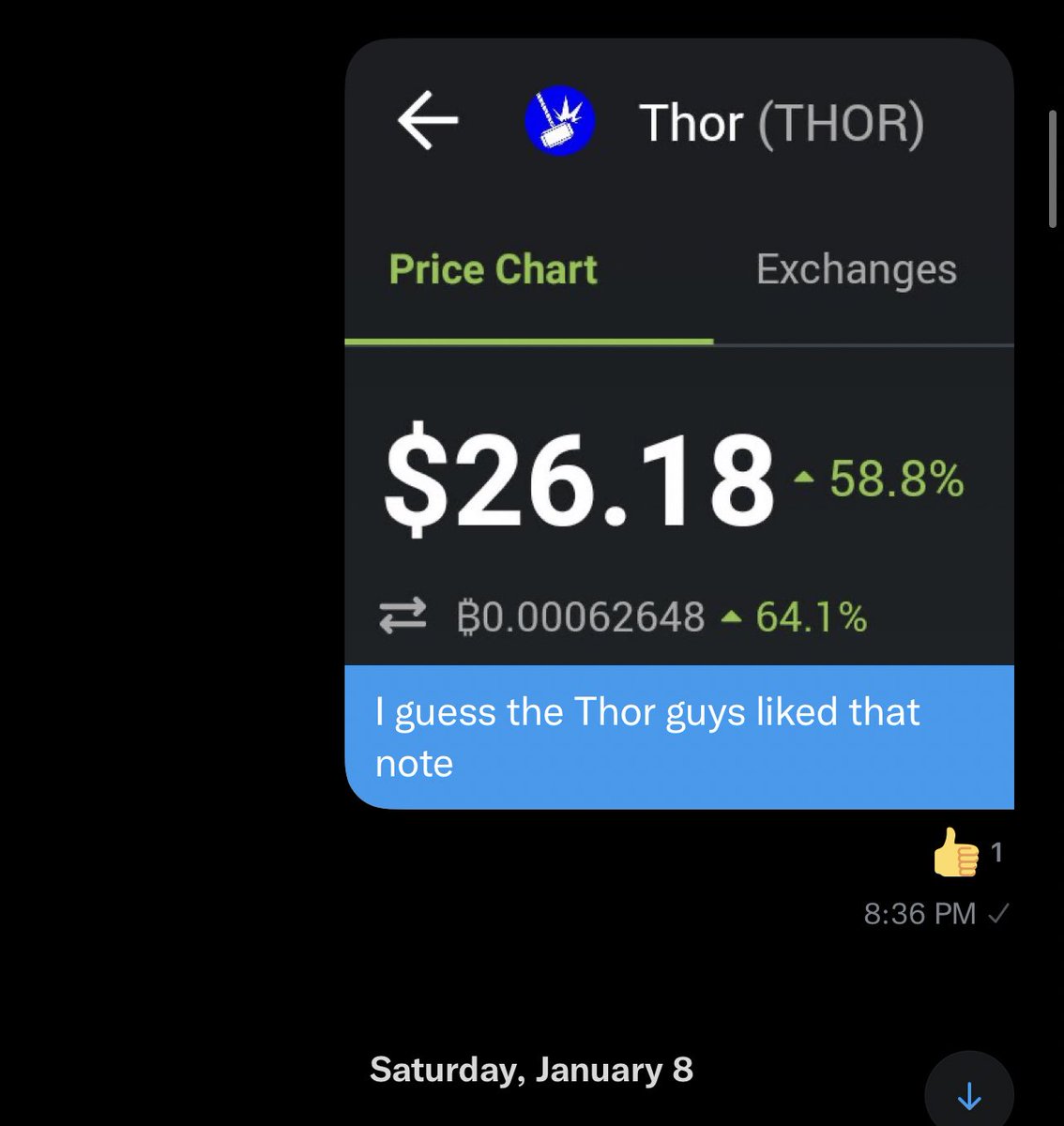 RT @StockzNCrypto: Thor when I was putting people on… Thor now https://t.co/jXyXlOfM4c