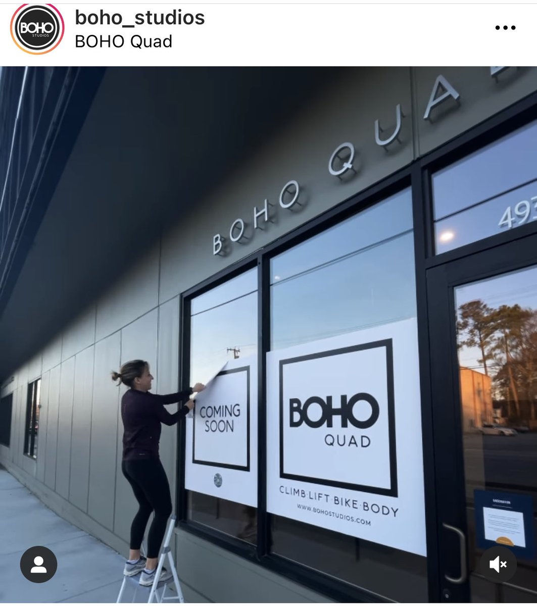 On a day of new beginnings in Virginia, here’s the most important: My wife opened a new gym—BOHO the Quad, on Forest Hill Ave, bringing boutique fitness to south Richmond…so proud of her! Check it out on IG: @boho_studios