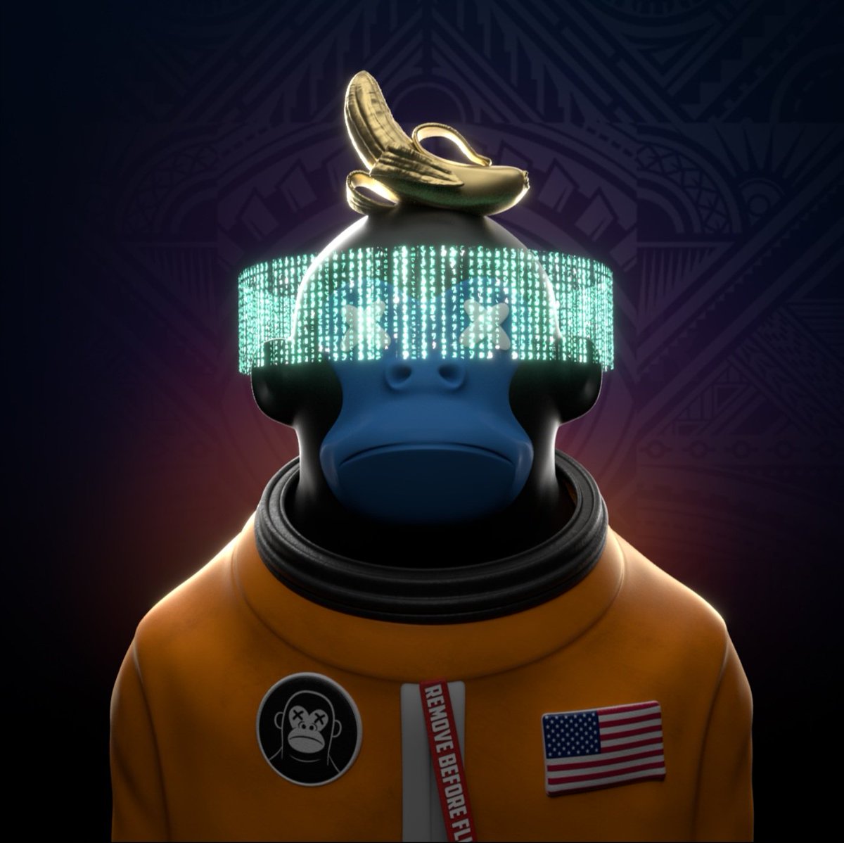 Azharel88's tweet photo. @elonmusk hey @elonmusk!!! Do you remember the planet of the apes? @ElrondApes
This ape may be the next explorer of Mars in your @SpaceX rocket. 
The apes are already here, and they are here to stay. 
@ElrondNetwork 
@beniaminmincu @lucianmincu @luciantodea @josefcoap @eMoonSpace @SeverMM https://t.co/nrlCB4Z6Lj