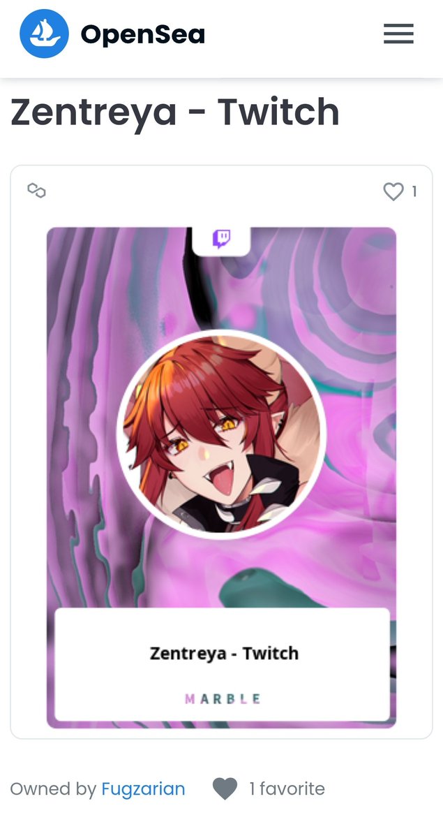 FreyaAmari's tweet photo. This feels... Illegal... To sell the link to someone else's twitch account as an nft? https://t.co/IApYoFWGLo