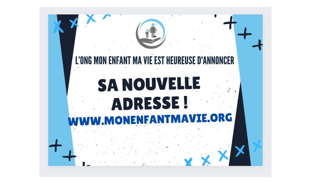 L'ONG Mon Enfant Ma Vie vous présente officiellement son site web à l'adresse suivante 👇

monenfantmavie.org

N'hésitez pas à le visiter.