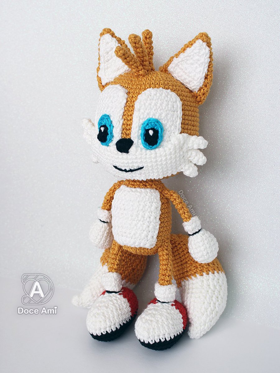 doceami's tweet image. Tails by Doce Ami
Pattern by Kinlu
#Sonic #sonicfanart #Tails #toyart #SegaSaturday #tailsdoll