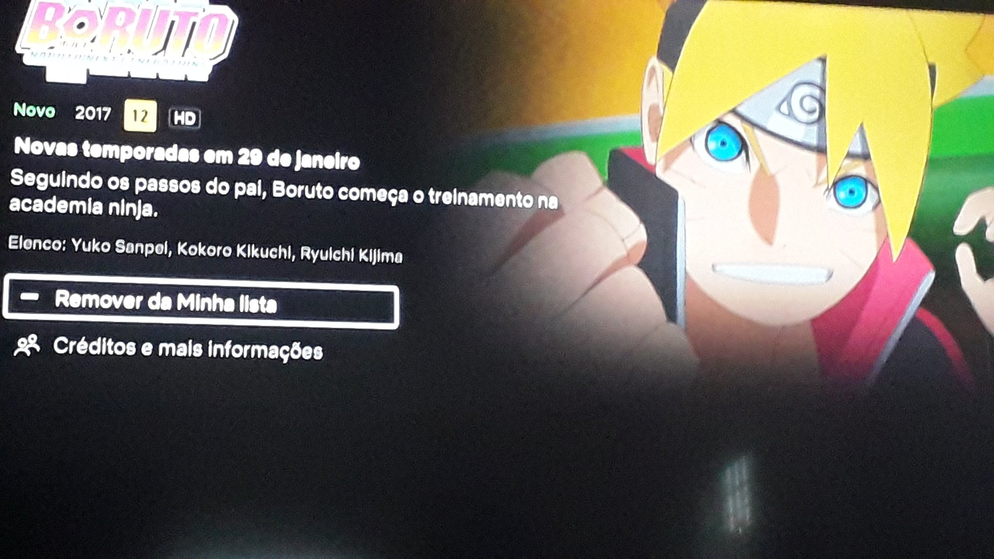 finalmente temos #boruto na #netflix dublado!!! #lançamento #dica